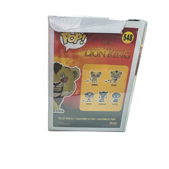 Funko Pop! Disney The Lion King Scar #548 FLOCKED Vinyl Figure - Picture 3 of 4